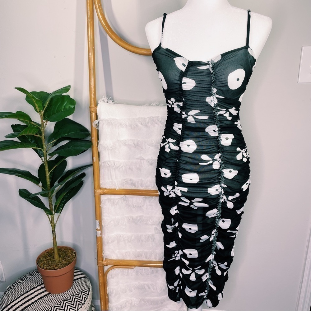 Molly Goddard Black and White Scarlett Dress sz 8 - Picture 6 of 12